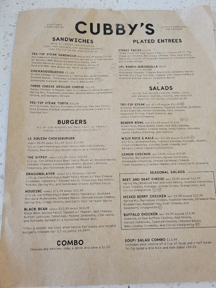 Menu Cubby's-1