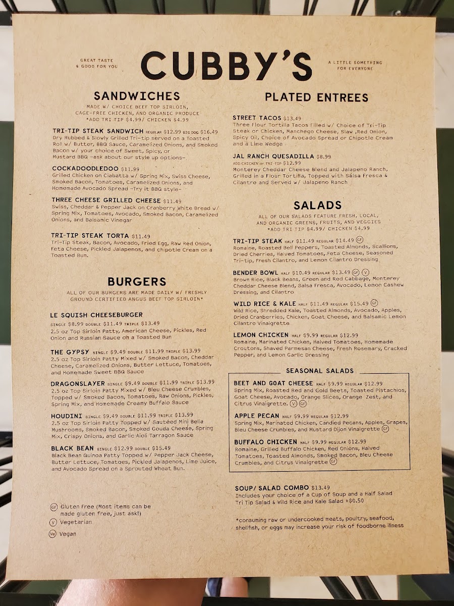Menu Cubby's-2